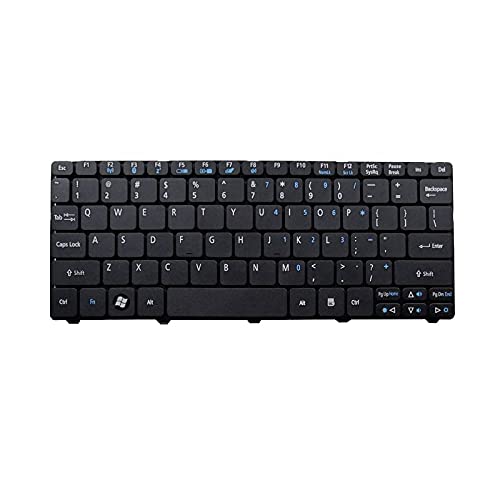 WISTAR Laptop Keyboard Compatible for Acer Aspire One 532H D255 D255E D257 D260 D270 NAV50 EM350 P0VE6 Series